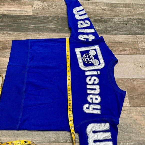 Walt Disney World Pullover Top for Women – Wishes Come True Blue Small Spell Out - Picture 4 of 6